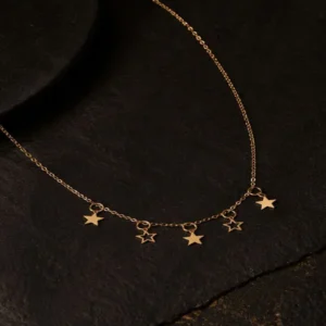 گردنبند طلا طرح ستاره